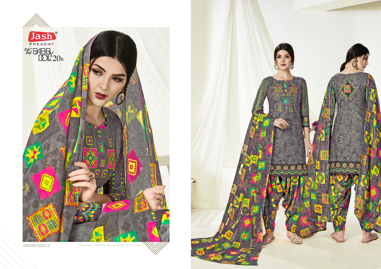 Jash Baby Doll 20 B Pure Cotton Printed Dress Material